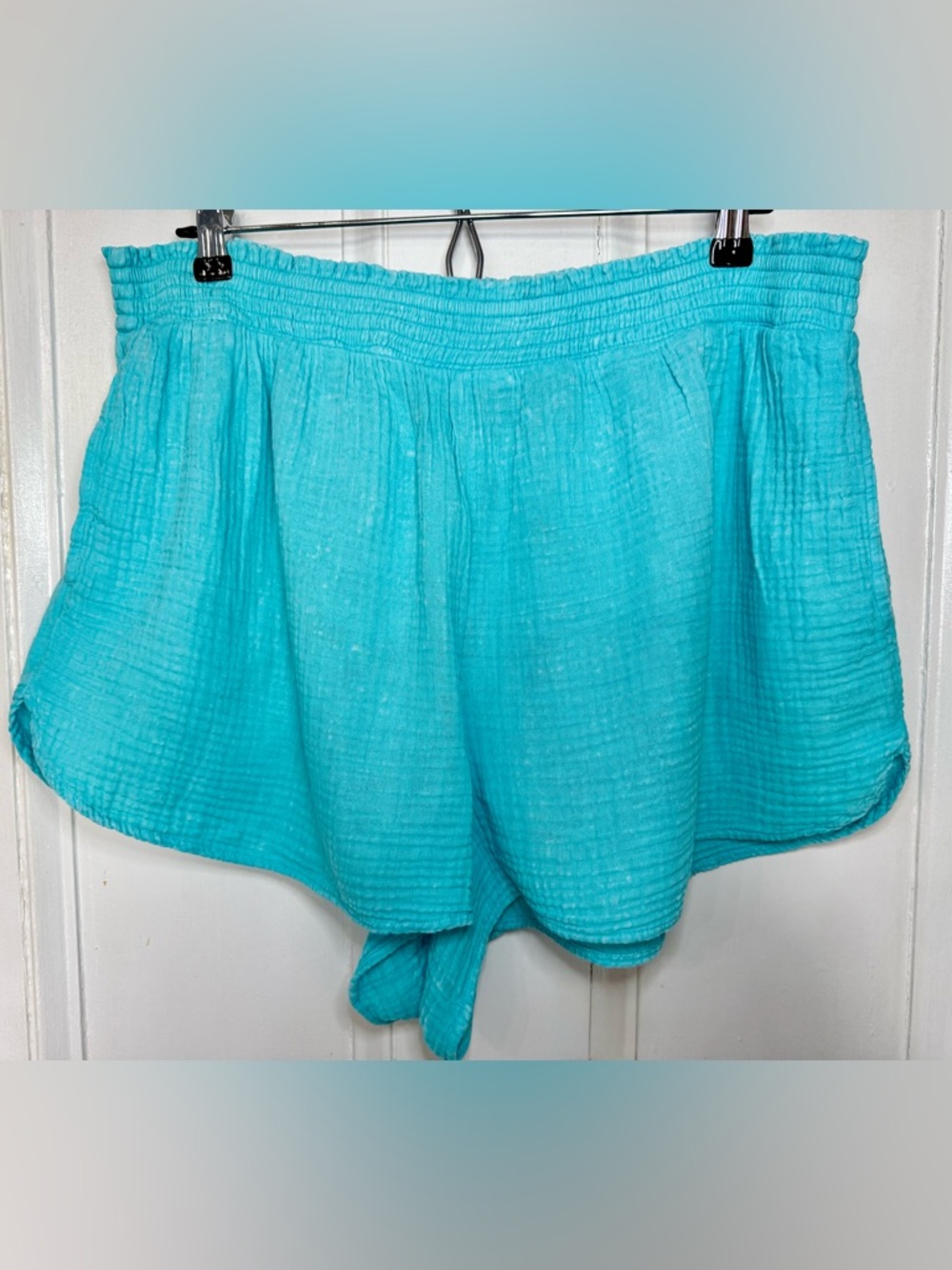NWT Aerie Gauzy Blue Shorts -XL